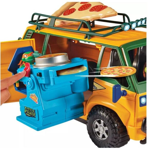Teenage Mutant Ninja Turtles TMNT Pizza Deliver Van Vehicle Toy Car Mutant Mayhe - Picture 16 of 16
